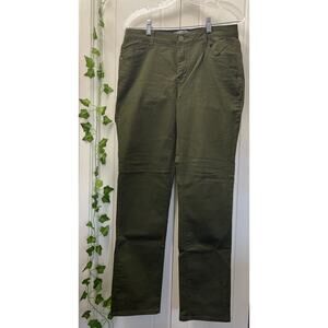 Wit & Wisdom Woman Olive Stretch Pant Size 10